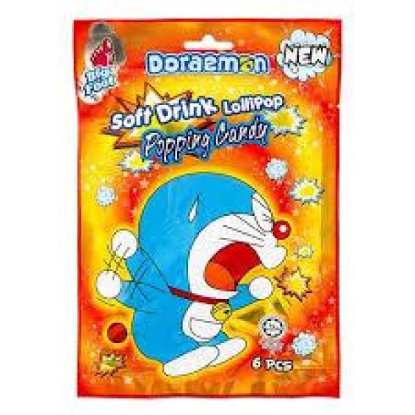 Big Foot Doraemon Soft Drink Lollipop popping candy 60g