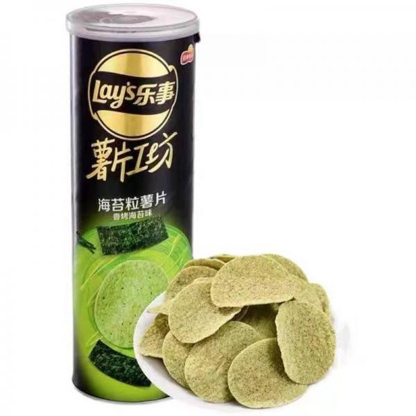 LAY'S Potato chips roasted seaweed flavour 104g