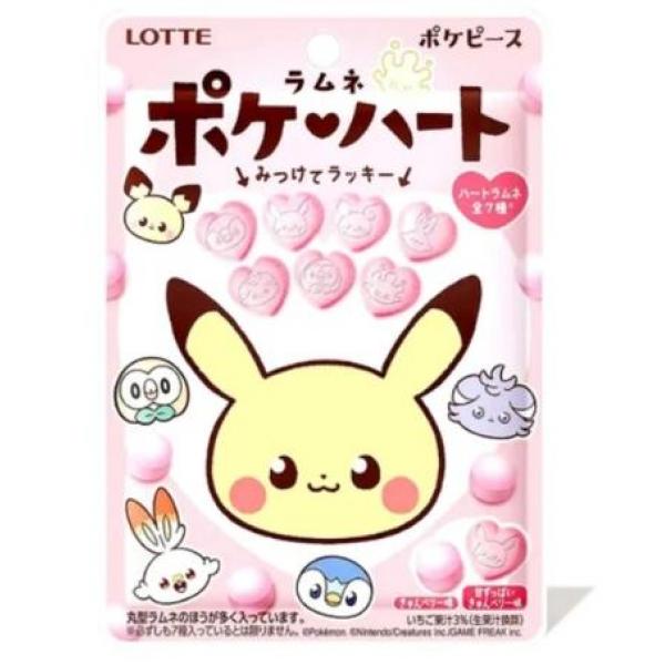 Lotte Poke Heart Ramune 40g