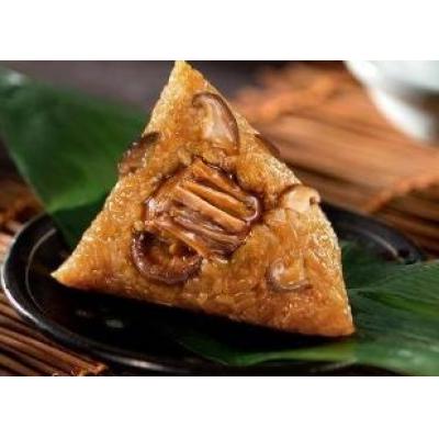 Handmade zongzi  dried mushroom pork 