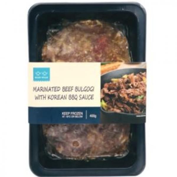 Blue ville marinated beef bulgogi 400g