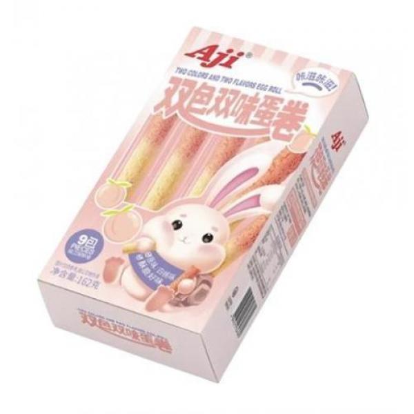 AJI Double Flour Egg Roll Peach 162g
