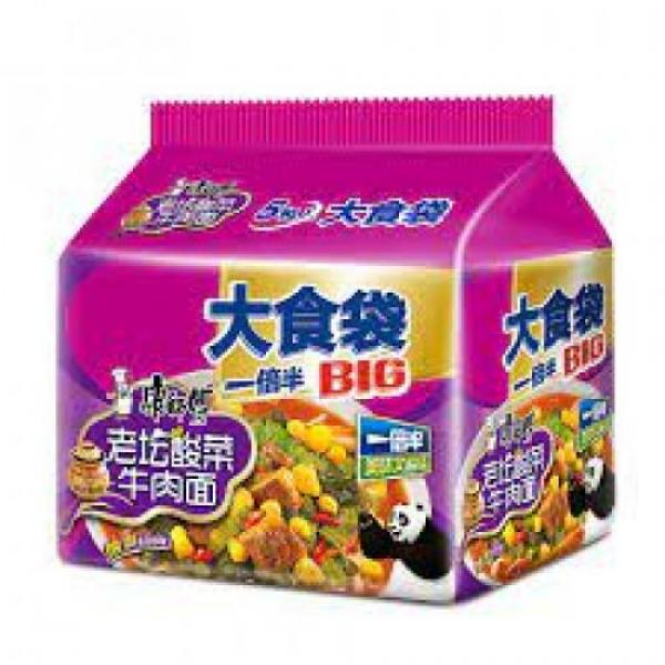 KSF Instant noodle big pickled artificial beef flavour 162gx5