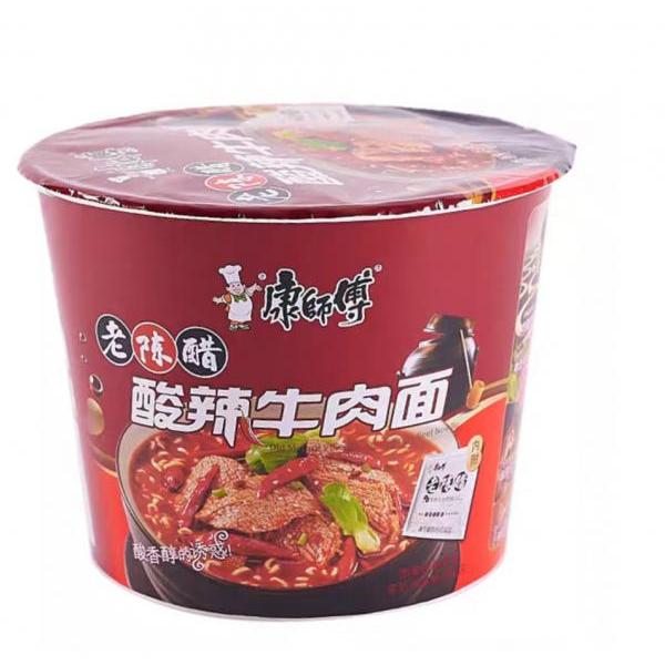 KANGSHIFU Instant Noodles-Sour&spicy beef bowl