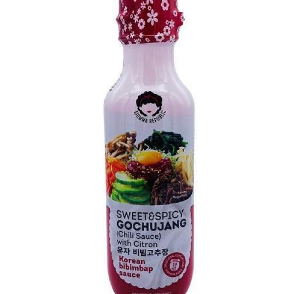 AJUMMA REPUBLIC KOREAN SWEET AND SPICY CHILLI SAUCE  300ML