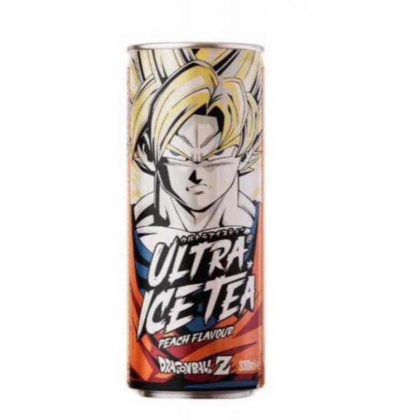 Ultra Ice Tea Dragon Ball Z Goku Character Ice Tea Peach Flavour 330ml