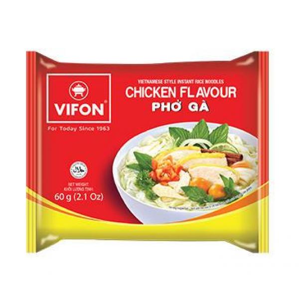 VIFON PHO Vietnamese Style Instant Rice Noodles Chicken Flavor 60g