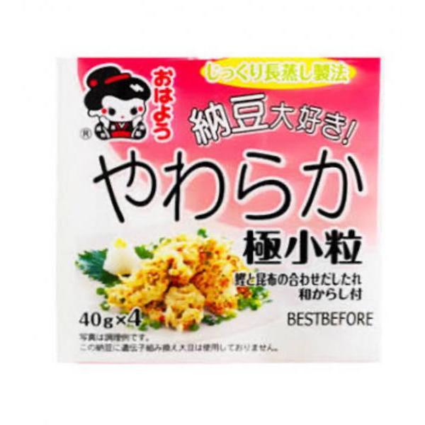 Yamada Fermented Soybean - Kotsubu Mini 4 Natto (40g*4 Packs) 160g