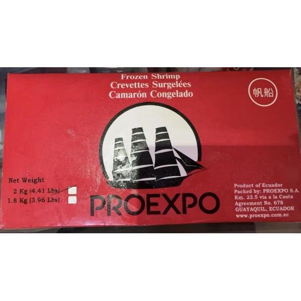 Proexpo frozen shrimp 40/50 2kg