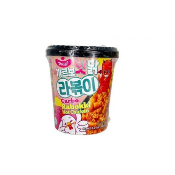 Delief Carbonara Hot Chicken Rabokki 180g