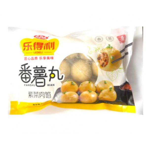 Seaweed and meat fillings sweet potato balls 420g