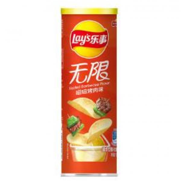 Lays Potato CHips Sizzled Barbecue Flavour 90g