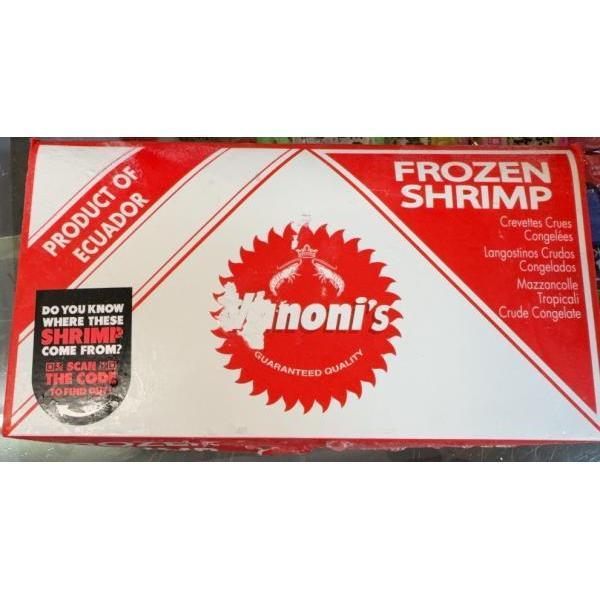 Vanoni’s Frozen Shrimp  26/30 1.8kg