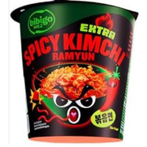 Bibigo Ramyum Extra Spicy Kimchi Cup 98g