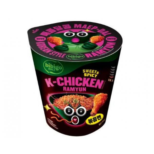 Bibigo Ramyun K Chicken Sweet& Spicy Cup 97.5g