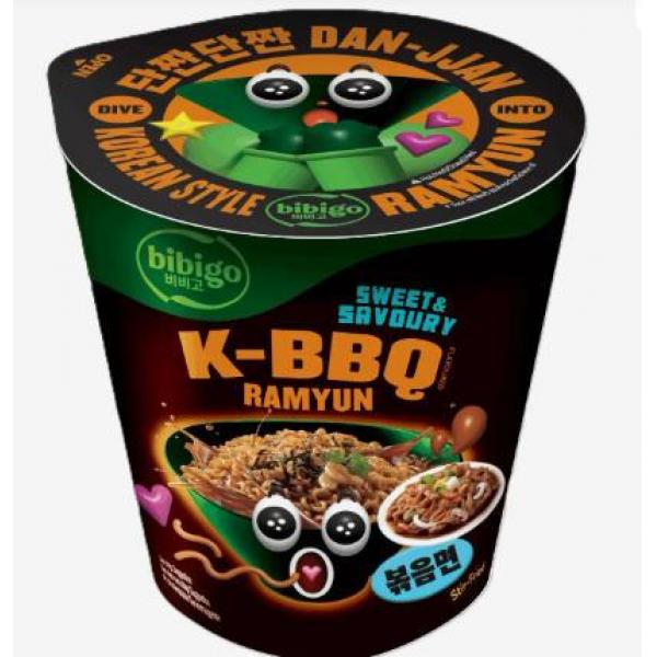 Bibigo Ramyun K BBQ Sweet & Savoury Cup 98g