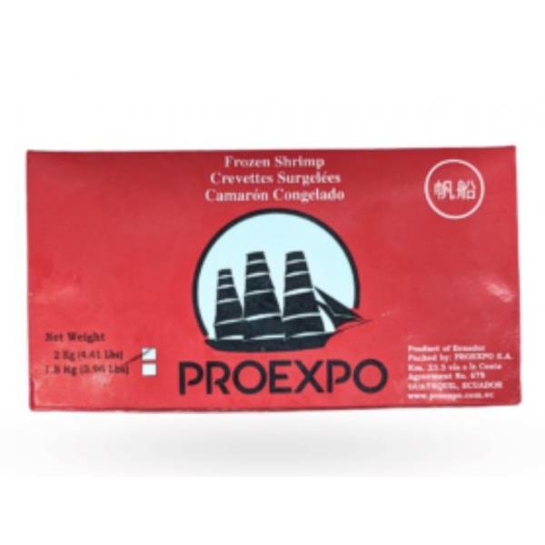 PROEXPO Frozen shrimp 21/25 1.8kg