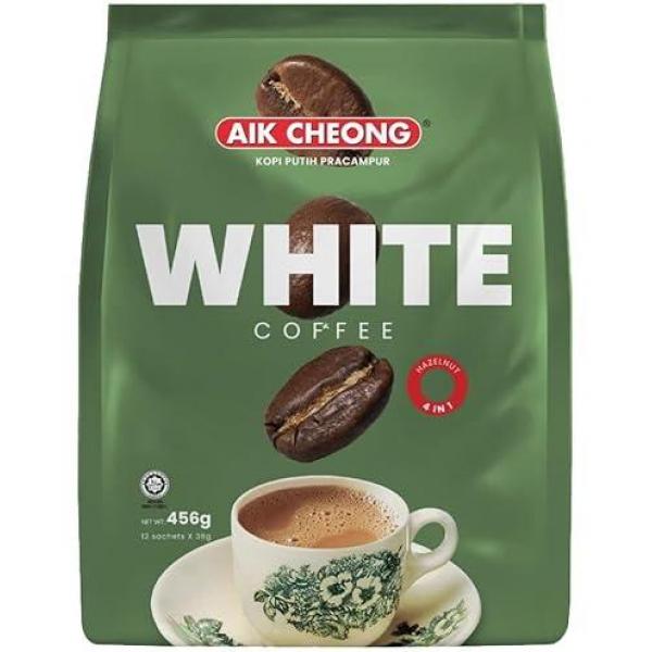AIK CHEONG WHITE HAZELNUT COFFEE 4 IN 1 38gx12
