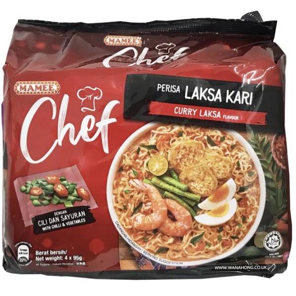 Mamee Chef Instant Noodle Curry Laksa 95gx 4