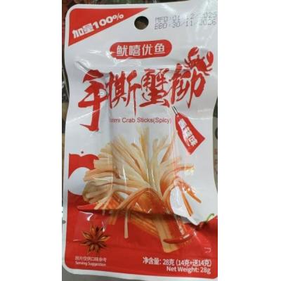 YX Surimi Crab Sticks Spicy 28g