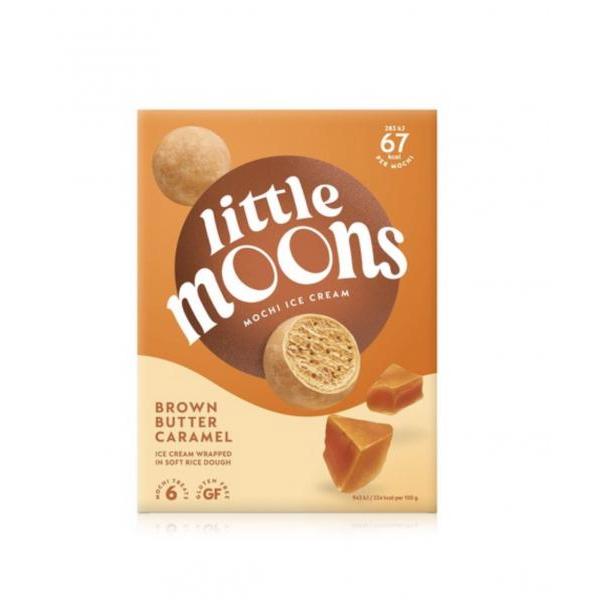 Little Moons Brown Butter Caramel Mochi Ice Cream Bites 6 x 30g