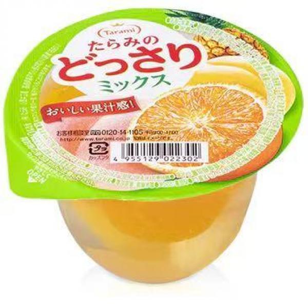 tarami mandarin mixed fruit jelly 230g