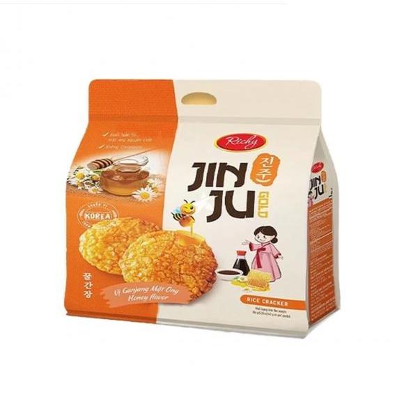 richy jinju gold honey rice craker 168g