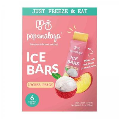 Popsmalaya ice bars-lychee 270ml