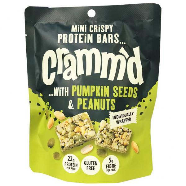 Cramm'd pumpkin seed&peanut bar110g