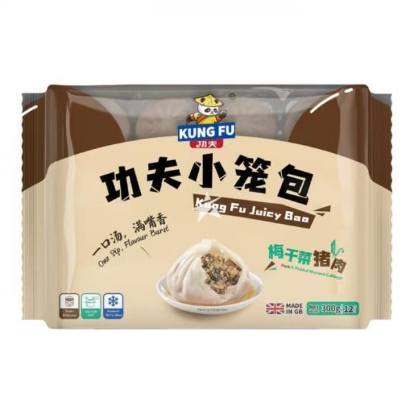 KF juicy bao pork&pickled mustaed cabbage 300g
