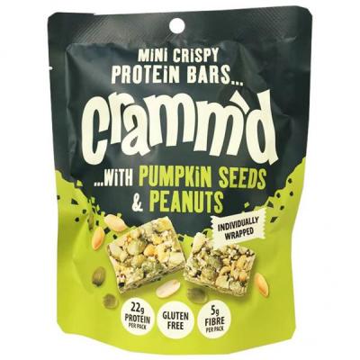 Cramm'd pumpkin seed&peanut bar110g