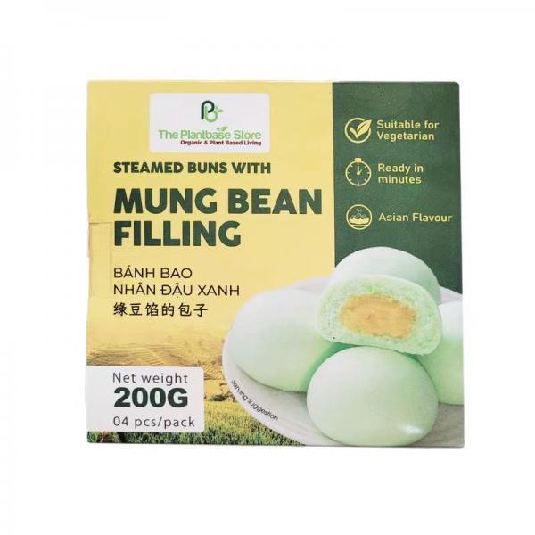 The Plantbase Store Steamed Buns with Mung Bean Filling(4pcs)200g