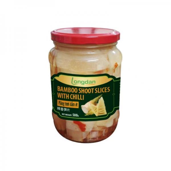 LONGDAN Bamboo Slices with Chilli 500g