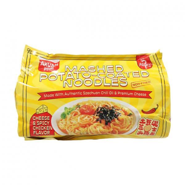 AK mashed potato coated noodles-cheese&spicy 525g