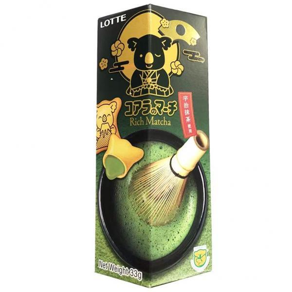 lotte koala matcha biscuit 33g