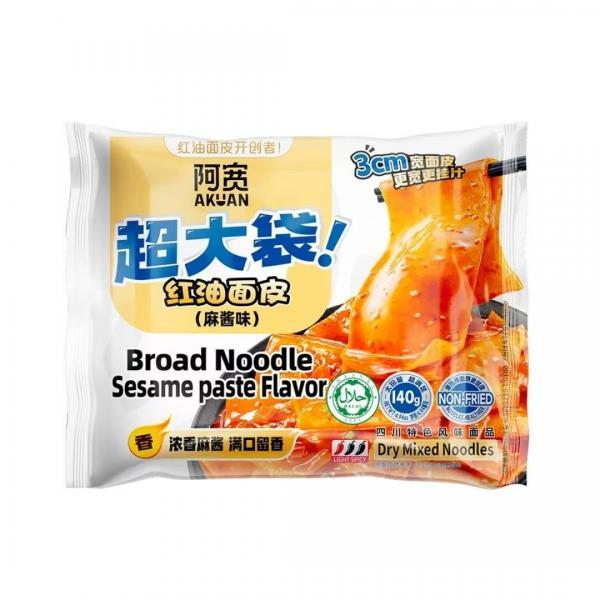 ak broad noodle(big bag)sesame paste flavour 140g 140g